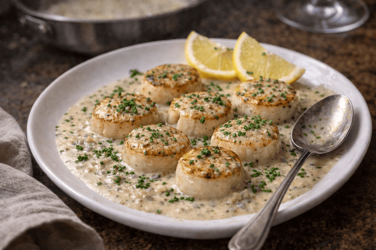 recette finale des noix de saint-jacques